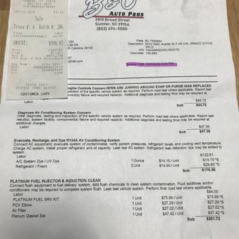 B & C Auto Pros - 1st visit to new building a year and a half later. 1st page. Changed spark plugs again... shown on 2nd page - Tires Near Me - Sumter, South Carolina B & C Auto Pros - 1st visit to new building a year and a half later. 1st page. Changed spark plugs again... shown on 2nd page - Tires Near Me - Sumter, South Carolina