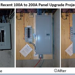 Martin Robert Electric Service - Before & After of a recent 100A to 200A Service Upgrade Project....Request a FREE project quote today !!