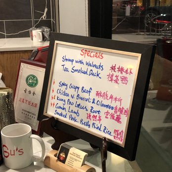 Gu’s Kitchen - Specials 2/21/19 - Szechuan Near Me - Chamblee, Georgia