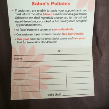 Coco Beauty - Inside their business card. - Skin Care Near Me - Boston, Massachusetts