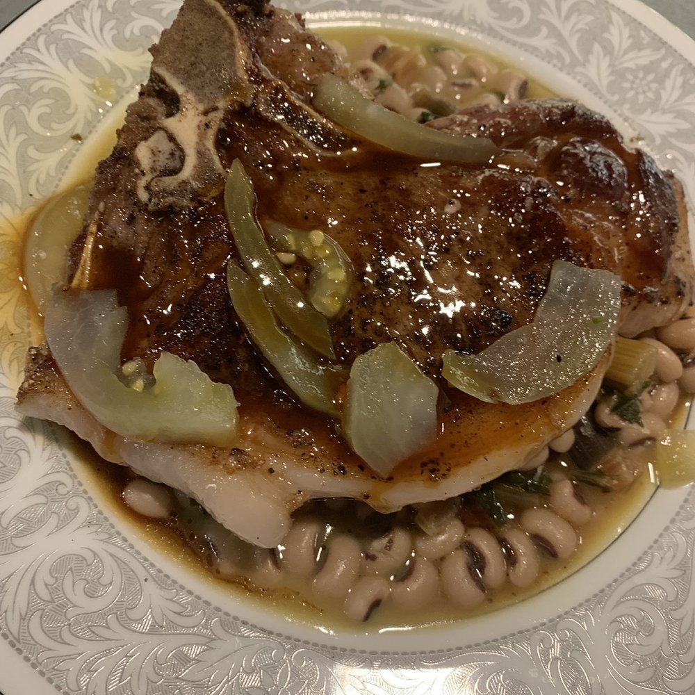 Whitecrest Eatery - Pork chop - New American Near Me - Stonington, Connecticut Whitecrest Eatery - Pork chop - New American Near Me - Stonington, Connecticut