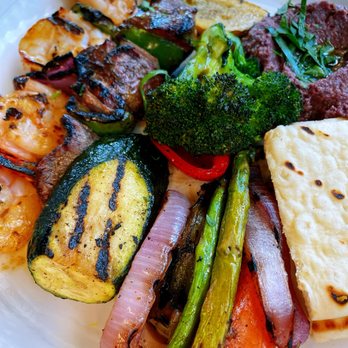Olive Pit Grill - Brea - Grilled Shrimp Entree. - Greek Near Me - Brea, California Olive Pit Grill - Brea - Grilled Shrimp Entree. - Greek Near Me - Brea, California