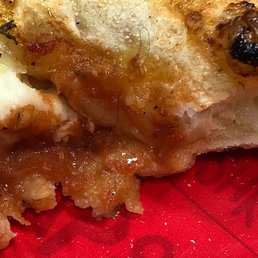 a close up of a sandwich