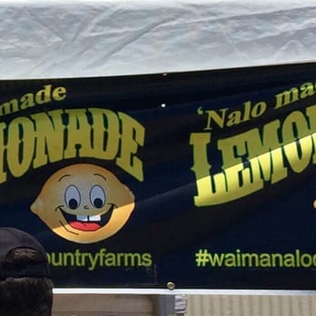 'Nalo Made Lemonade - vendor sign - Juice Bars & Smoothies Near Me - Waimanalo, Hawaii