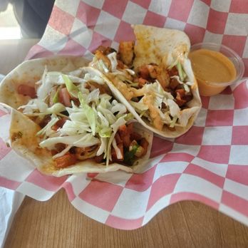 Ernesto’s Taqueria - Shrimp tacos on flour tortillas - Mexican Near Me - New Castle, Kentucky Ernesto’s Taqueria - Shrimp tacos on flour tortillas - Mexican Near Me - New Castle, Kentucky