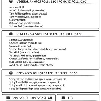 Choi's Roll - the menu of the restaurant - Japanese Near Me - Kingston, Ontario Choi's Roll - the menu of the restaurant - Japanese Near Me - Kingston, Ontario