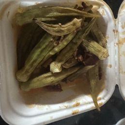 Horrible sickly, salt-based okra (waste of $) Horrible sickly, salt-based okra (waste of $)