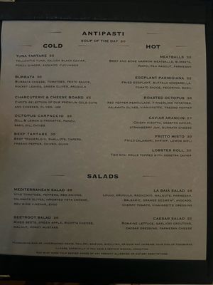 Menu photo 4 Osteria La Baia New York, NY Menu photo 4 Osteria La Baia New York, NY