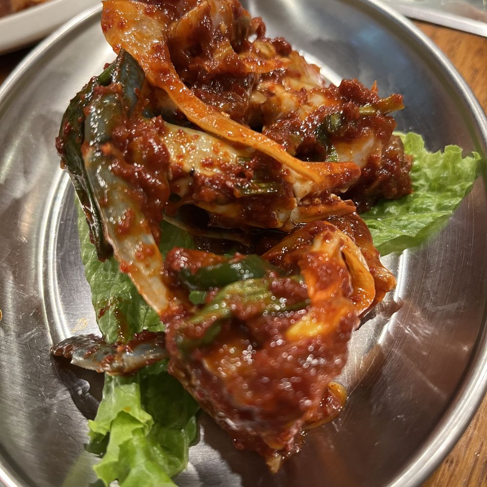 Dae Bak Korean Restaurant - Spicy raw marinated crab - Korean Near Me - Flushing, New York