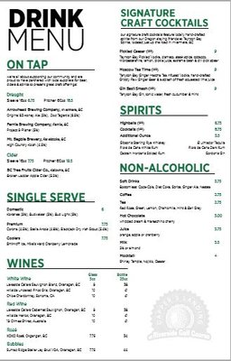 Menu photo 1 Dapper's Landing Fairmont Hot Springs, BC
