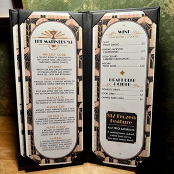 The Gilded Curtain - Menu - Speakeasies Near Me - Wallingford, Connecticut