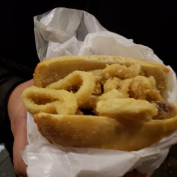 La Campana - Bocadillo de calamares (squid) - Tapas Bars Near Me - Madrid, M