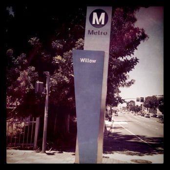 Willow Blue Line Station - Front of the station. - Train Stations Near Me