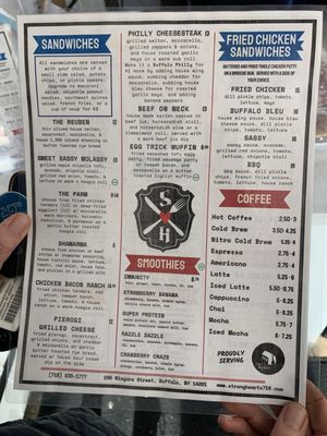 Menu photo 4 Strong Hearts Buffalo Buffalo, NY