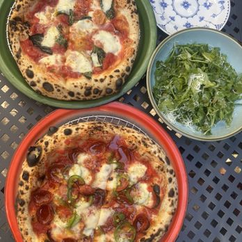 The Turning Peel - Margherita pizza, Arugula Parm Salad - Pizza Near Me - Portland, Oregon The Turning Peel - Margherita pizza, Arugula Parm Salad - Pizza Near Me - Portland, Oregon