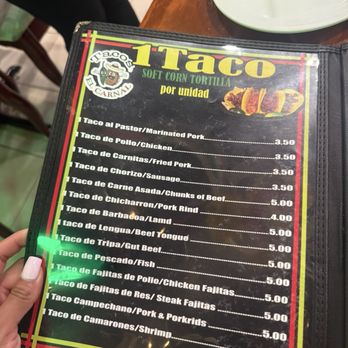 Tacos El Carnal - Menu - Tacos Near Me - Miami, Florida Tacos El Carnal - Menu - Tacos Near Me - Miami, Florida