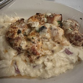 Cheeves Bros Steak House - Shrimp brochette with cheesy mashed potato - Steakhouses Near Me - Temple, Texas Cheeves Bros Steak House - Shrimp brochette with cheesy mashed potato - Steakhouses Near Me - Temple, Texas