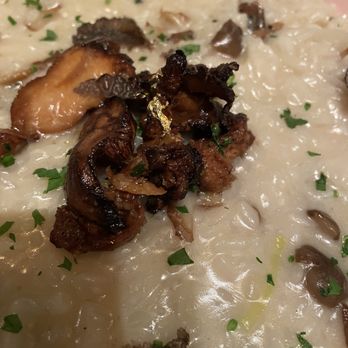 Piper - Risotto with mushroom. Had gold - New American Near Me - Oceanside, California Piper - Risotto with mushroom. Had gold - New American Near Me - Oceanside, California