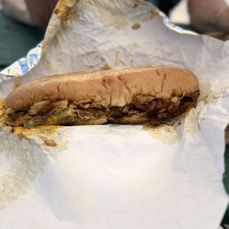 Philly cheesesteak with whiz! Philly cheesesteak with whiz!