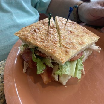 Kneaders Bakery & Cafe - Turkey, bacon sandwich on focaccia bread - Bakeries Near Me - San Antonio, Texas