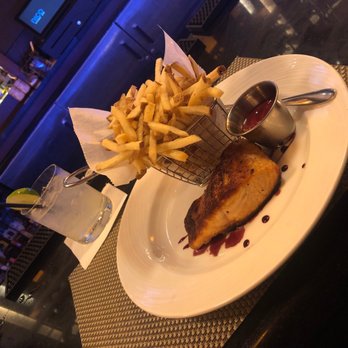 Nico Kitchen & Bar - Grilled Salmon and ginger margarita from the best bartender hands down Fadi!! - New American Near Me - Newark, New Jersey Nico Kitchen & Bar - Grilled Salmon and ginger margarita from the best bartender hands down Fadi!! - New American Near Me - Newark, New Jersey