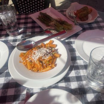 Riccardo Trattoria - RIGATONI ALLA BUTTERA ASPARAGI ALLA PARMIGIANA - Italian Near Me - Chicago, Illinois