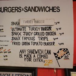 Snax - Menu #2