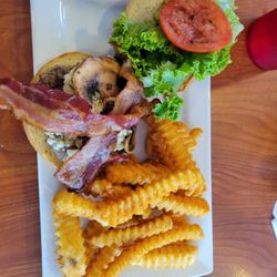 The Miller Grille - 1/3 lb Jack Nicklaus burger w/ fries