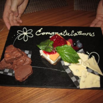 Coast - Complementary Congratulatory Dessert Platter! - Seafood Near Me - Vancouver, British Columbia Coast - Complementary Congratulatory Dessert Platter! - Seafood Near Me - Vancouver, British Columbia