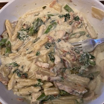 Craft Street Kitchen - Pasta La Vista after I mixed in sun dried tomatoes - New American Near Me - Trinity, Florida