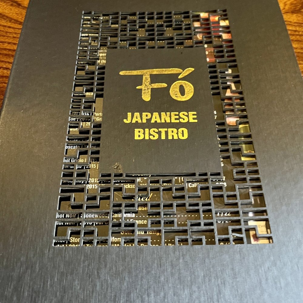 Fo Bistro - Menu cover - Sushi Bars Near Me - Montclair, Virginia Fo Bistro - Menu cover - Sushi Bars Near Me - Montclair, Virginia
