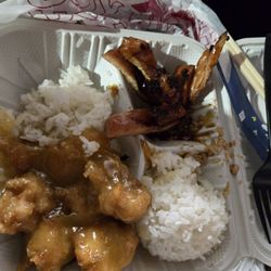 Happy Teriyaki - Orange chicken and teriyaki!!
