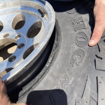 Firestone Complete Auto Care - Ripped tire caused from incorrect installation - Tires Near Me - Lakewood, Colorado