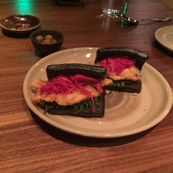 Pagu - Sooo good. Squid ink oyster bao. - Japanese Near Me - Cambridge, Massachusetts Pagu - Sooo good. Squid ink oyster bao. - Japanese Near Me - Cambridge, Massachusetts