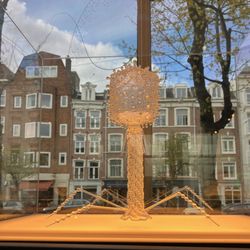 Micropia - Bacteriophage sculpture.