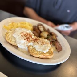 Biscuits & Gravy were fire..