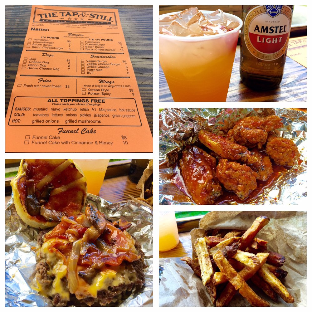 Tap & Still - Double bacon cheeseburger, fresh cut fries and Korean spicy wings. - Chicken Wings Near Me - Havensight, Virgin Islands Tap & Still - Double bacon cheeseburger, fresh cut fries and Korean spicy wings. - Chicken Wings Near Me - Havensight, Virgin Islands