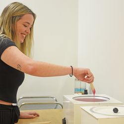 The Wax Place  - Service provider Megan getting ready for a wax day.