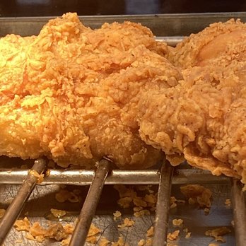 Ray Mart - a close up of a fried chicken on a rack - Gas Stations Near Me - Niagara Falls, New York