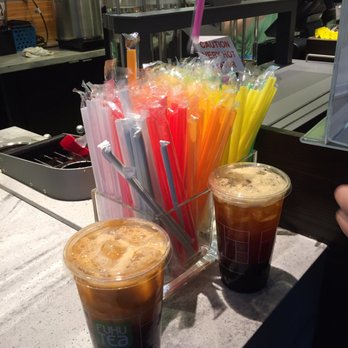 Fuku Tea - Large size (Thai iced tea with soy milk; peach) - Coffee & Tea Near Me - Pittsburgh, Pennsylvania Fuku Tea - Large size (Thai iced tea with soy milk; peach) - Coffee & Tea Near Me - Pittsburgh, Pennsylvania