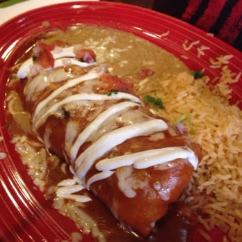Salsa & Beer - My friends chimichanga !!!!! - Mexican Near Me - Van Nuys, California