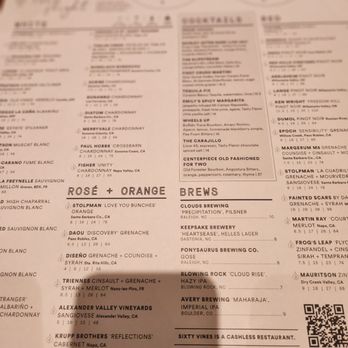 Sixty Vines - Menu - Pizza Near Me - Raleigh, North Carolina Sixty Vines - Menu - Pizza Near Me - Raleigh, North Carolina