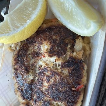 Crabby's Dockside - Crab cake added to dinner. - Seafood Near Me - Clearwater Beach, Florida