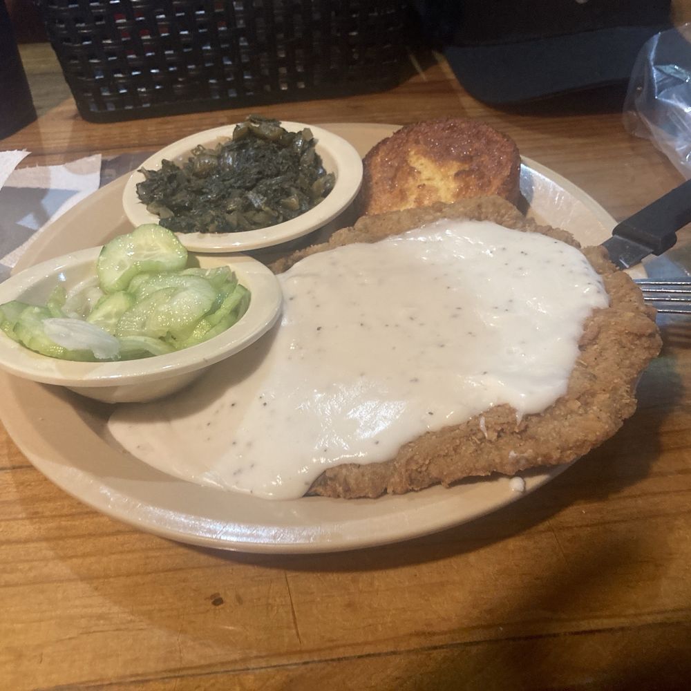Lamberts Cafe - Chicken fried steak and cucumber salad blew my mind! - American Near Me - Sikeston, Missouri Lamberts Cafe - Chicken fried steak and cucumber salad blew my mind! - American Near Me - Sikeston, Missouri