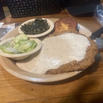 Lamberts Cafe - Chicken fried steak and cucumber salad blew my mind! - American Near Me - Sikeston, Missouri