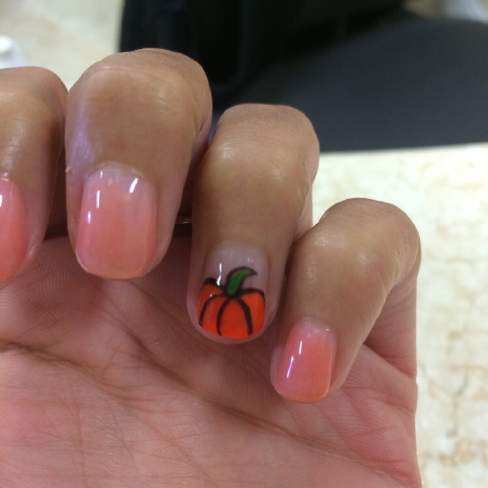 Classy Nails - Halloween Pumpkin! Not a tomato lol - Nail Salons Near Me - Brandon, Florida Classy Nails - Halloween Pumpkin! Not a tomato lol - Nail Salons Near Me - Brandon, Florida