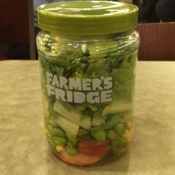 Farmer's Fridge - shrimp succotash - Salad Near Me - Chicago, Illinois Farmer's Fridge - shrimp succotash - Salad Near Me - Chicago, Illinois