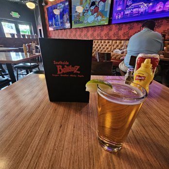 Southside Benderz - Pacifico draft in upper dining area - Burgers Near Me - Avon, Colorado