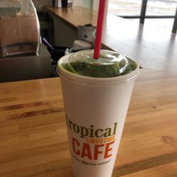 Island detox with NO bananas. Added pea protein and probiotics