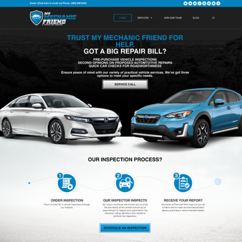 Chandler Web Design Agency - Responsive website designed by Chandler Web Design Agency for a mobile pre-purchase car inspection service, showcasing conven... - Web Design Near Me - Chandler, Arizona Chandler Web Design Agency - Responsive website designed by Chandler Web Design Agency for a mobile pre-purchase car inspection service, showcasing conven... - Web Design Near Me - Chandler, Arizona